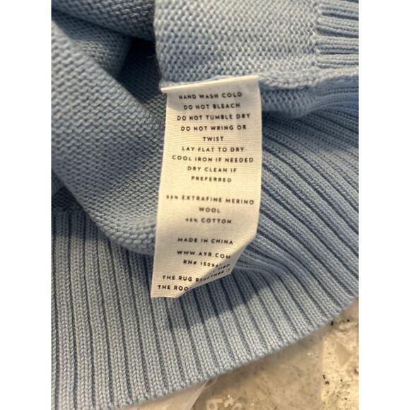 AYR The Yachty Men’s Merino Wool Sweater Size Medium New - Picture 4 of 5